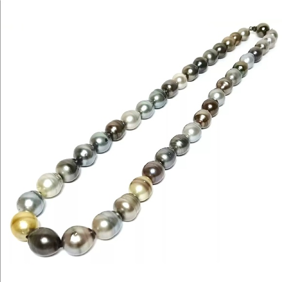 Handmade Jewelry - 🌟Multicolored Tahitian Baroque Pearl Necklace
